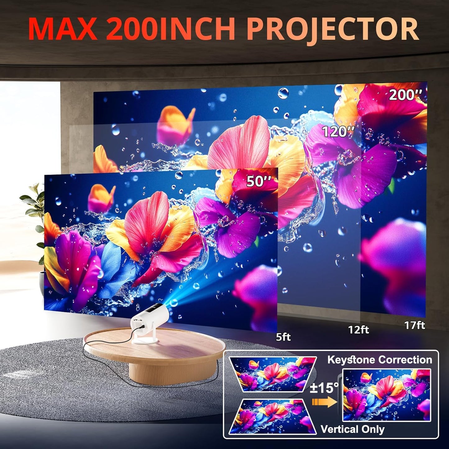 4K Portable Projector
