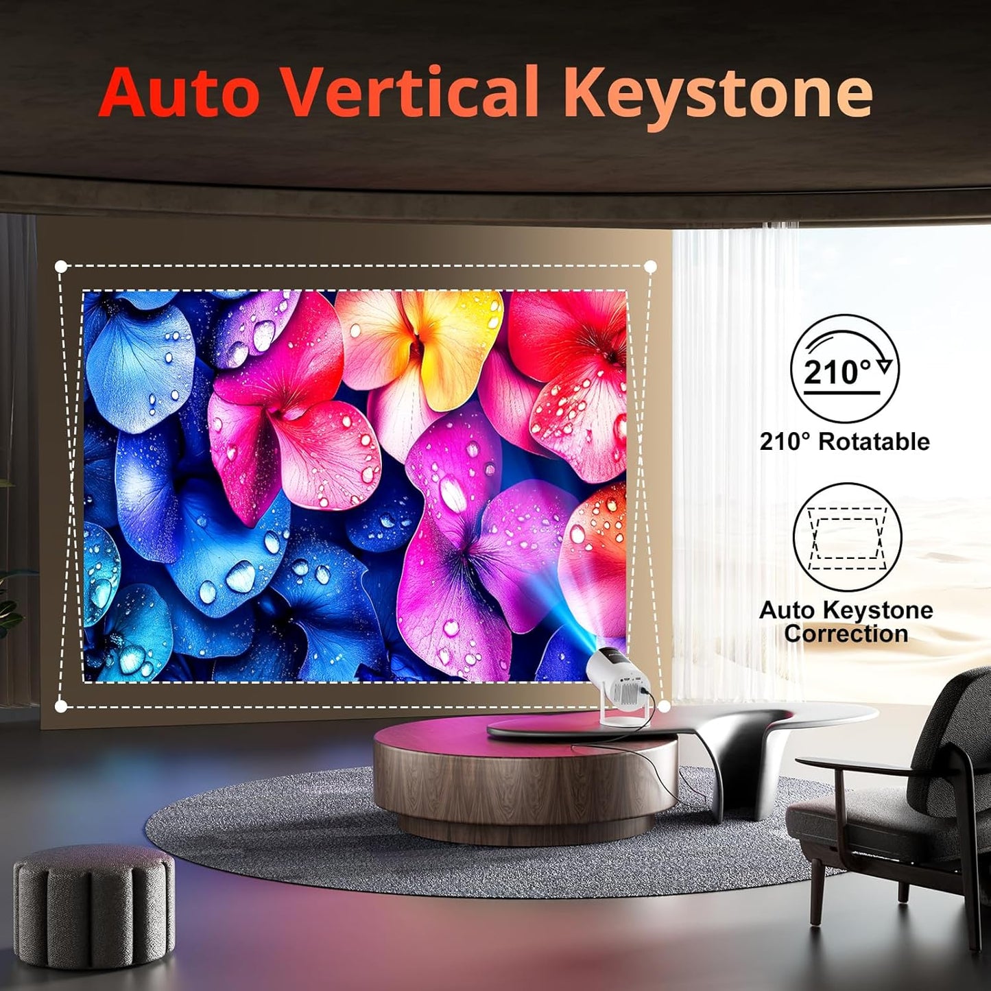 4K Portable Projector