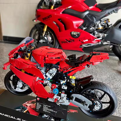 V4 S Red Motorcycle